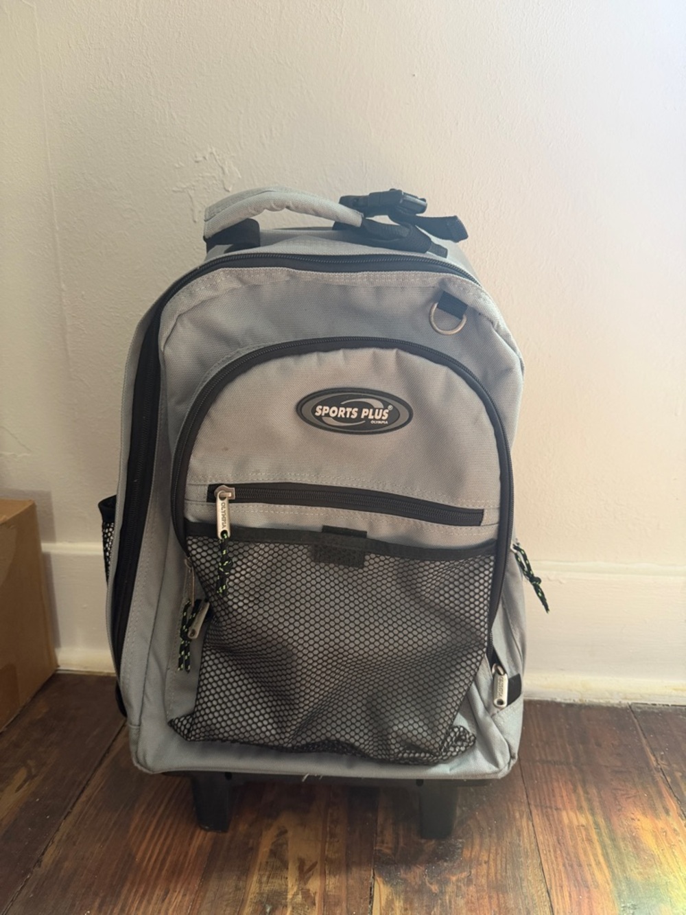 Y2K Vintage Olympia Sports Plus Rolling Backpack / Bookbag
